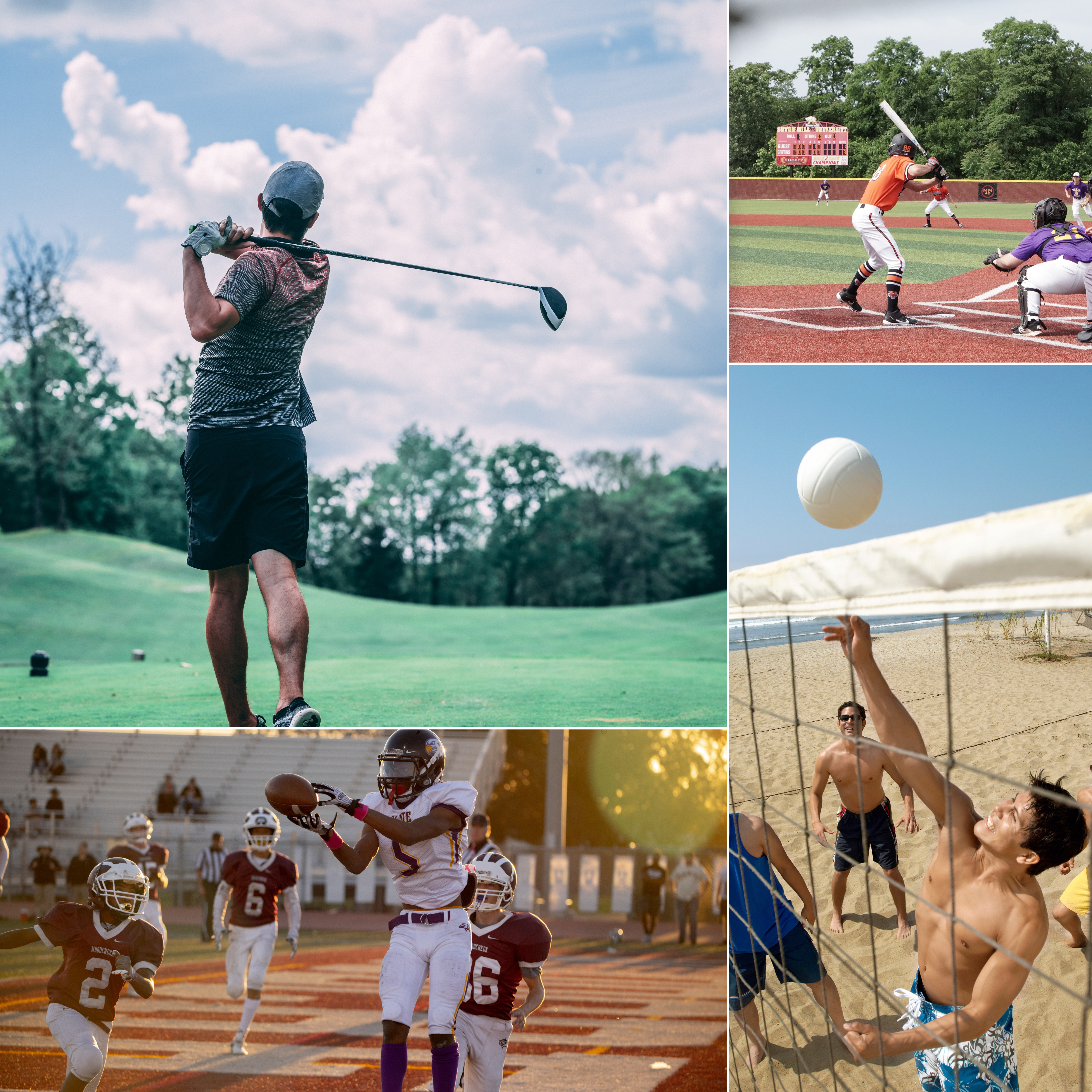 Rejuvenate U supports men in all sports, including, golf, volleyball, beach volleyball, pickleball, yoga, etc.